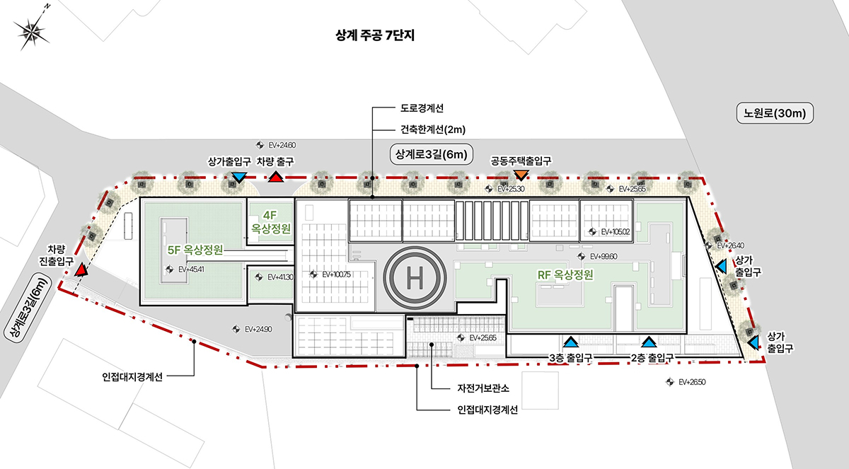 해링턴플레이스 노원 센트럴 단지배치도